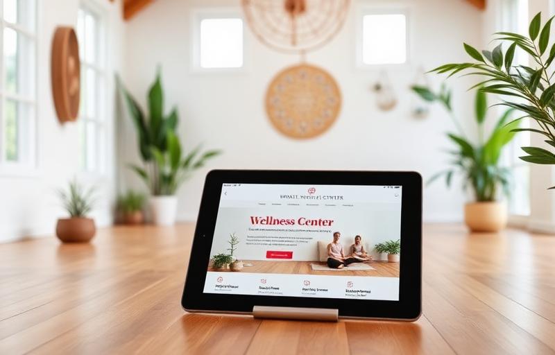 Website für Yoga Studio und Wellness Center in Wien